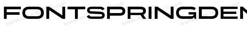 FONTSPRINGDEMO OrganettoExpUltraBol字体转换
